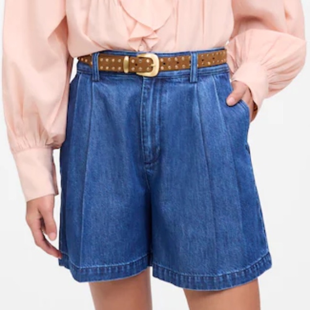 Madewell High Rise Harlow Superwide Jean Short